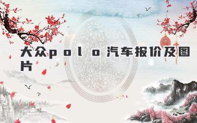 大众polo汽车报价及图片