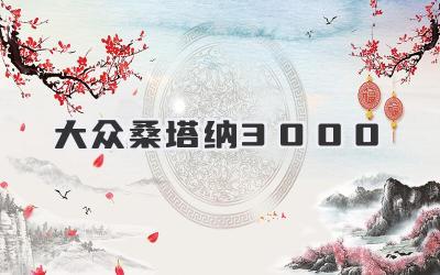 大众桑塔纳3000