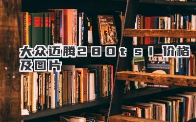 大众迈腾280tsi价格及图片