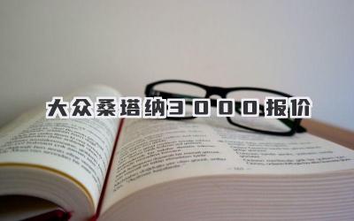 大众桑塔纳3000报价