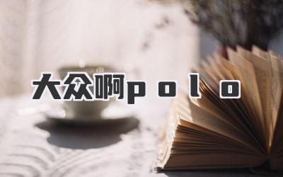 大众啊polo