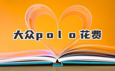 大众polo花费