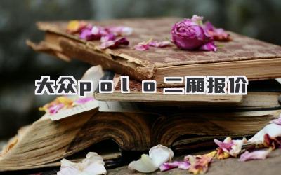 大众polo二厢报价