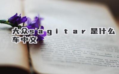 大众sagitar是什么车中文