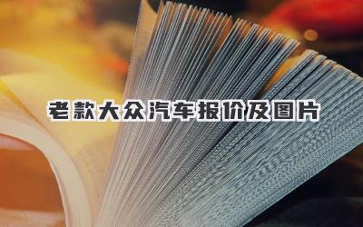 老款大众汽车报价及图片