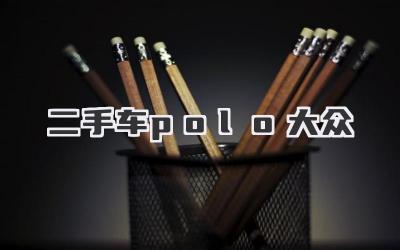 二手车polo大众