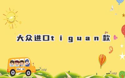 大众进口tiguan款